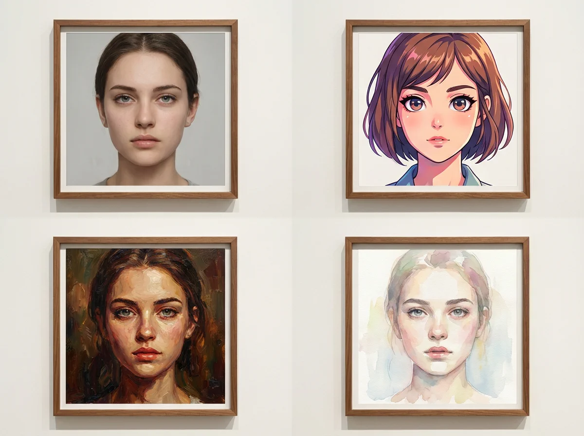 Turn a Single Photo into Different Artistic Styles